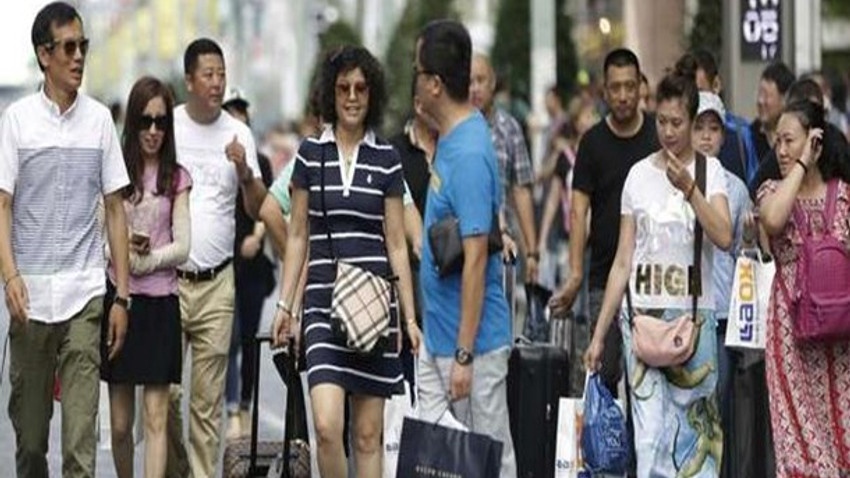 En fazla harcamayı Çinli turistler yaptı
