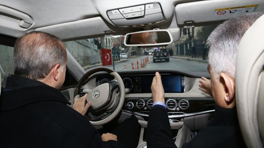 Kasımpaşa Tüneli'nde ilk sürüş Erdoğan ve Yıldırım'dan