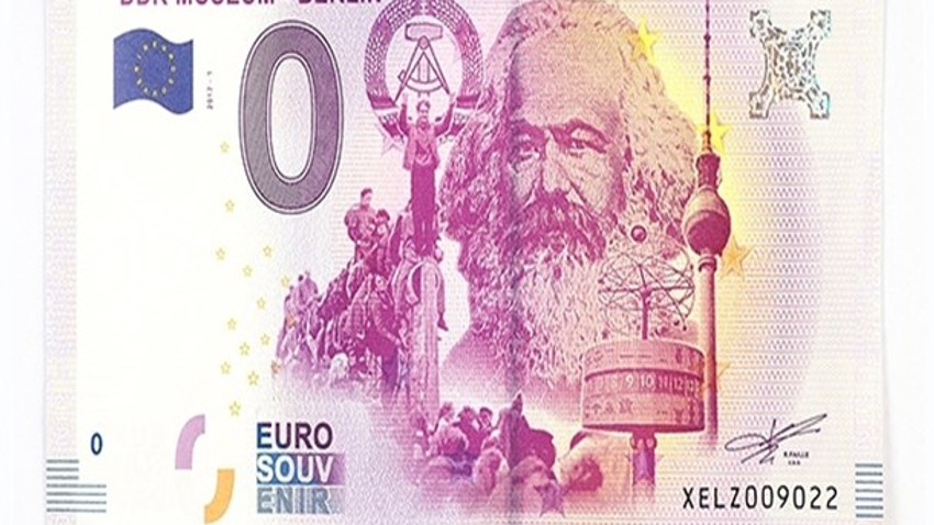 Karl Marx'ın 200. doğum günü için ‘0 Euro'luk banknot basıldı