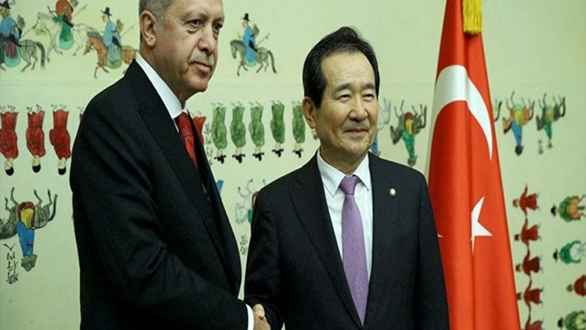 Erdoğan: Kanal İstanbul'da Güney Kore'nin yer alması iftihar vesilesi olacak