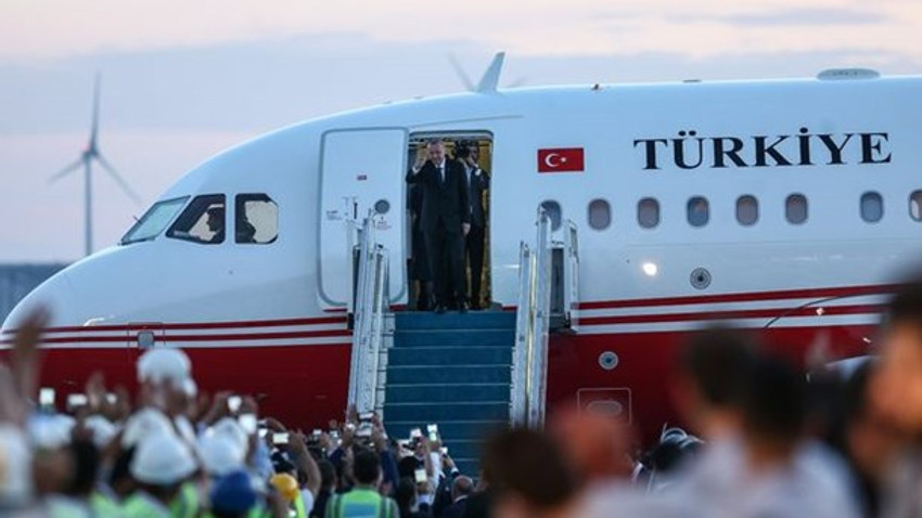 3. Havalimanı'na ilk iniş Erdoğan'dan!