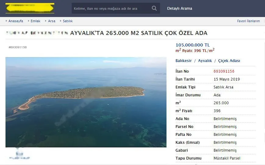 Katarlılar şimdi de Türkiye'den ada alıyor!