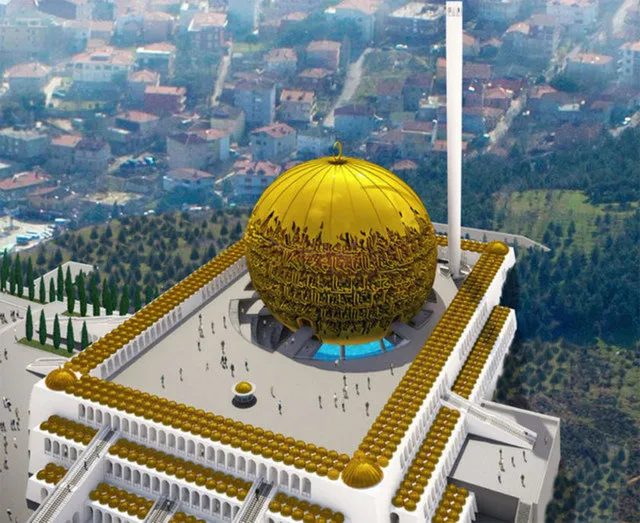 Kabul edilmeyen Çamlıca Camii projesi dünya birincisi oldu!