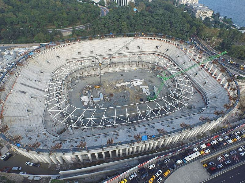 Beşiktaş'ın stadında çatı çelik iskeleti yükseliyor! - Sayfa 4