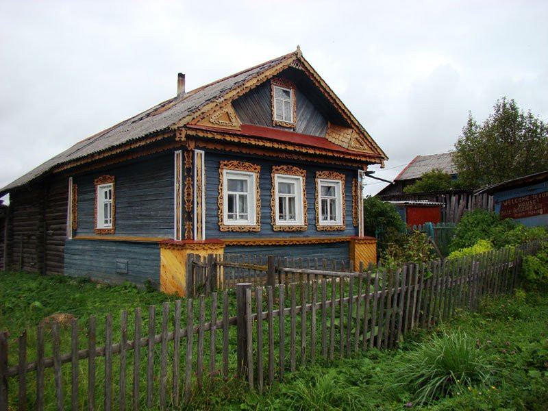 Rus tarzı evlerin dekorasyonu