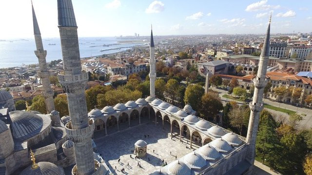 Tarihi Sultanahmet Camii'nde minare restorasyonu tamamlanadı - Sayfa 1