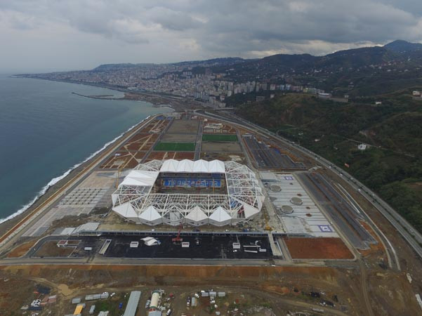 Trabzonspor'un yeni evi Akyazı'da sona doğru! - Sayfa 1