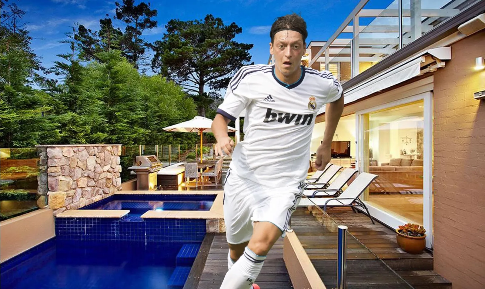 Mesut Özil'in milyonluk sarayı!