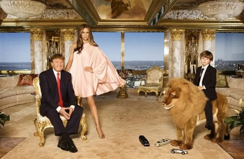 Trump'ın altın kaplama evi