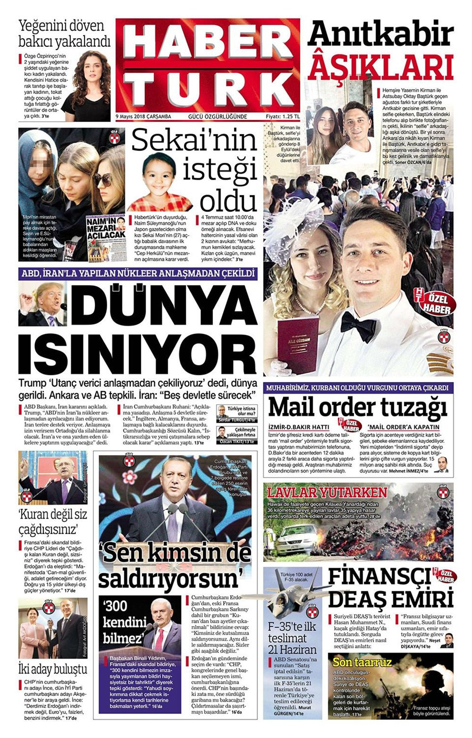 09 Mayıs 2018 Çarşamba günün gazete manşetleri - Sayfa 3